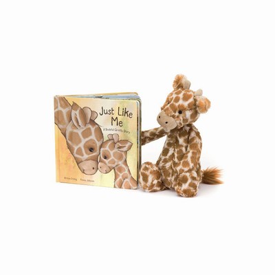 Jellycat Just Like Me and Bashful Giraffe Medium UK | 59846VHAJ